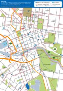 Bike lanes, off-street paths.  X Hospital This is an indicative map to show inner city