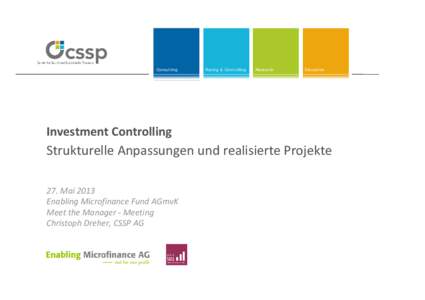 Microsoft PowerPoint - InvestmentControlling_Projekte_MTM_Mai13_ChristophDreher