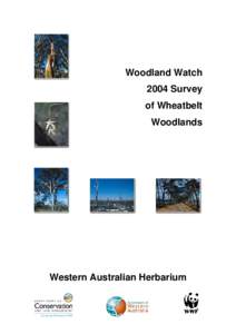 Woodland Watch 2004 Survey of Wheatbelt Woodlands  Western Australian Herbarium