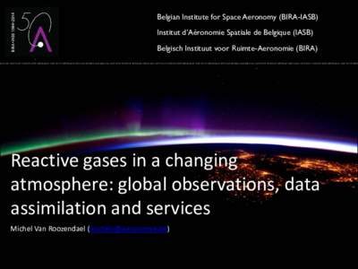 Science and technology in Belgium / Belgian Institute for Space Aeronomy