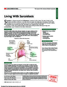 The Journal of the American Medical Association  Living With Sarcoidosis SARCOIDOSIS