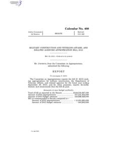 United States housing bubble / United States Department of Defense / United States Department of Veterans Affairs / United States Armed Forces / Government / United States / United States budget process / United States Senate Appropriations Subcommittee on Defense / 111th United States Congress / American Recovery and Reinvestment Act / Presidency of Barack Obama