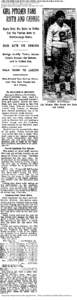 GIRL PITCHER FANS RUTH AND CEHRIG: Hurls Only Six Balls to Strike Out ... By WILLIAM E. BRANDT. Special to The New York Times. New York Times[removed]Current file); Apr 3, 1931; ProQuest Historical Newspapers: The New York