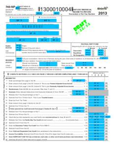 740-NP 42A740-NP Department of Revenue  Check if return is: