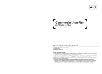 Commercial AutoPlan Cover