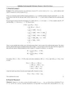 Optimizing Non-decomposable Performance Measures: A Tale of Two Classes  A. Proof of Lemma 3 Lemma 3. The stability parameter of a performance measure Ψ(·) can be written as δ() ≤ LΨ ·  iff its sufficient dual r