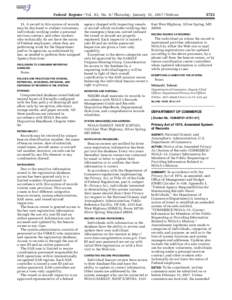 Federal Register / Vol. 82, No. 8 / Thursday, January 12, Notices  POLICIES AND PRACTICES FOR STORING, RETRIEVING, ACCESSING, RETAINING, AND DISPOSING OF RECORDS IN THE SYSTEM: