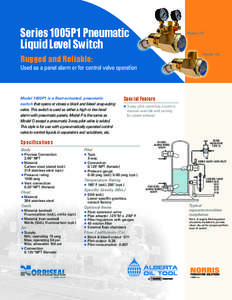 Series 1005P1 Pneumatic Liquid Level Switch