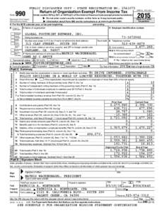 Form  990 PUBLIC DISCLOSURE COPY - STATE REGISTRATION NO