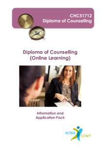 Diploma of Counselling (Online Learning) Information and Application Pack