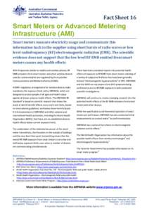 Smart Meters or Advanced Metering Infrastructure (AMI)