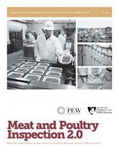 A report from The Pew Charitable Trusts and the Center for Science in the Public Interest  Meat and Poultry Inspection 2.0  How the United States can learn from the practices and innovations in other countries