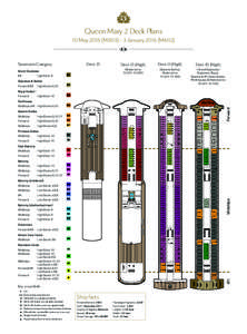 Queen Mary 2 Deck Plans 10 May[removed]M505) - 3 January[removed]M602) Deck 13  Stateroom Category