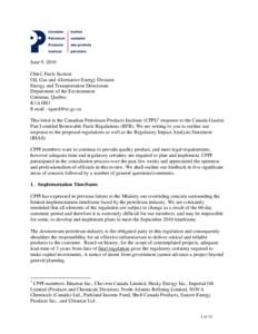 Microsoft Word - Letter to EC Gazette 1 RFS Response Final June 9.doc