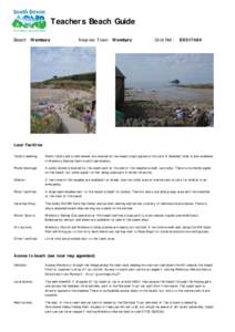 Teachers Beach Guide Beach Wembury  Nearest Town: Wembury