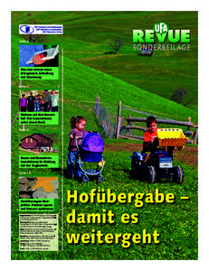 D_Hofuebergabe_UR051_ok_2013[removed]:09 Seite 1  Seite 2 SONDERBEILAGE Was man wissen muss: