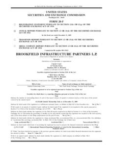 Finance / International Financial Reporting Standards / WestNet Rail / Brookfield /  Massachusetts / Financial statement / Babcock & Brown / PD Ports / Brookfield /  Wisconsin / Business / Brookfield Infrastructure Partners / Brookfield Asset Management / Transport