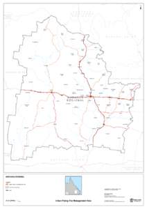 Maranoa Regional Urban Flying-Fox Management Area map