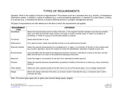 Microsoft Word - P007-XB10Types of Requirements