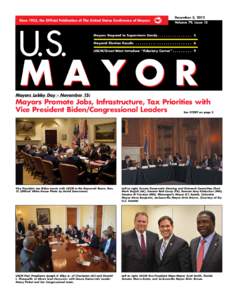Since 1933, the Official Publication of The United States Conference of Mayors  December 3, 2012 Volume 79, Issue 15  U.S.