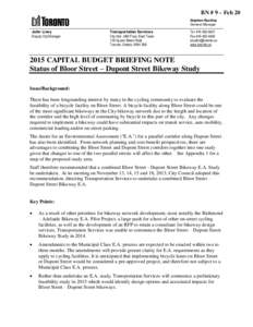 2007 BUDGET BRIEFING NOTE