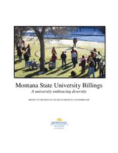 Microsoft Word - MSU Billings Diversity Report 2009