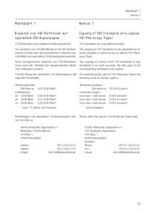 VDI-Richtlinien-Katalog – Stand FebruarVDI Standards Catalogue – As at: February 2015