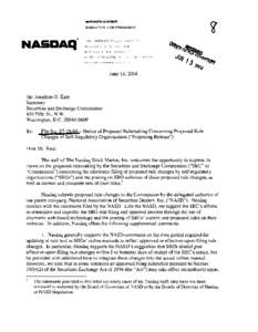 EDWARD KNIQHT EXECUTIVE VICE PRESIDENT June 14,2004  Mr. Jonathan G. Katz