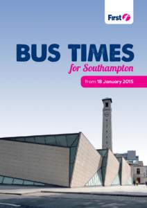 for Southampton from 18 January 2015 Contents Service Number
