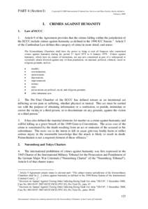 PART 4 (Section I)  I. 1.  Copyright © 2009 International Criminal Law Services and Open Society Justice Initiative