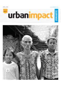 APRIL, 2016  www.unhabitat.org Foreword I am very pleased to launch the first edition