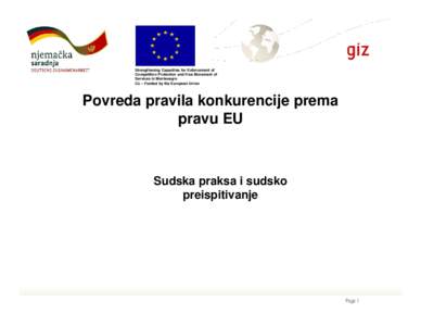 Microsoft PowerPoint - 3_POVREDA PRAVILA KONKURENCIJE PREMA PRAVU EU [Compatibility Mode]