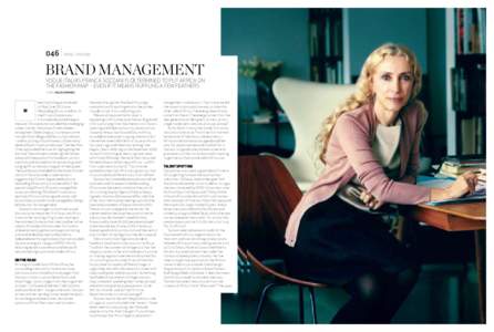 046  ARISE: fashion brand management vogue italia’s FRANCA SOZZANI is determined to put africa on