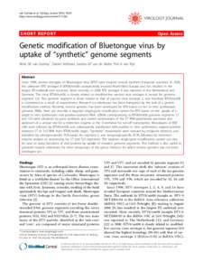 van Gennip et al. Virology Journal 2010, 7:261 http://www.virologyj.com/contentSHORT REPORT  Open Access