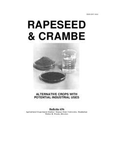 SB656 Rapeseed and Crambe: Alternative Crops with Potential Industrial Uses