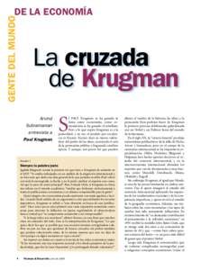 Gente del mundo de la economía - La cruzada de Krugman - Arvind Subramanian - Finanzas y Desarrollo - Junio de 2006