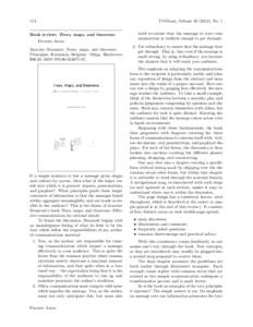 114  TUGboat, Volume[removed]), No. 1 work to ensure that the message in your communications is resilient enough to get through.  Book review: Trees, maps, and theorems