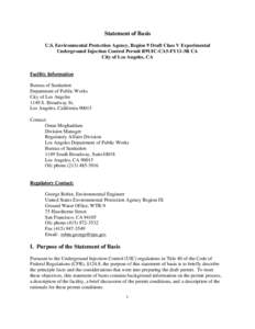 Title 40 of the Code of Federal Regulations / Environment / Earth / United States Environmental Protection Agency / Sludge / Injection well