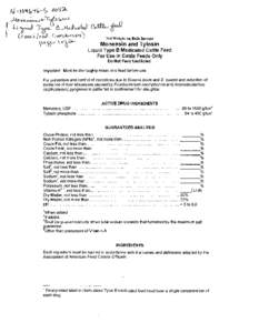 Chemistry / Cattle feeding / Total Mixed Ration / Sodium / Monensin / Calf / Cattle / Livestock / Agriculture