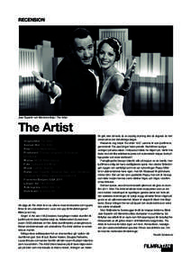 recension  Jean Dujardin och Bénénice Bejo i The Artist The Artist Originaltitel The Artist