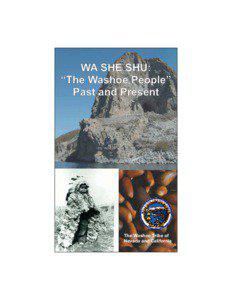 WA SHE SHU: “The Washoe People” Past and Present