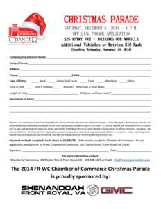 Microsoft Word - Christmas Parade Application[removed])