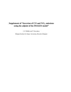     Supplement of “Inversion of and