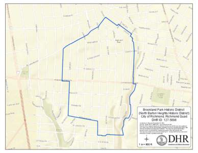 Brookland Park Historic District (North Barton Heights Historic District) City of Richmond, Richmond Quad