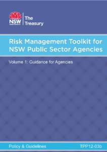 A risk management toolkit Volume 1