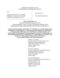 John Linder / Politics of the United States / Politics of Georgia / Georgia / Phil Gingrey / Southeastern Legal Foundation / Dana Rohrabacher