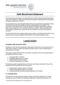Microsoft Word - QAA languages.doc