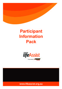 Participant Information Pack UnitingCare UnitingCare