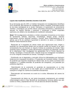 Oficina de Medios y Comunicaciones Carretera Panamericana, km 11, Altos de Pipe. TeléfTeléfApdo, Fax: Cód. Postal, 1020-A