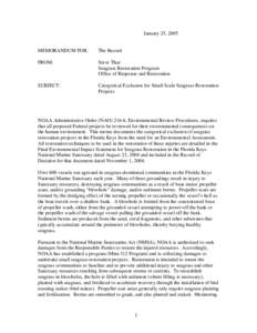 Office of Response and Restoration / National Environmental Policy Act / United States National Marine Sanctuary / United States / Environment / Florida Keys / Seagrass / Florida Keys National Marine Sanctuary